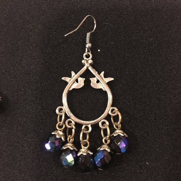 Earrings Artist Made Silver Metal (Ag? Maybe) New - Picture 4 of 4